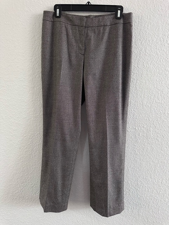Lafayette 148 New York Pants - Lafayette 148 NY Barrow Pants Size 8 Brown Textured Career Trouser